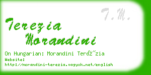 terezia morandini business card